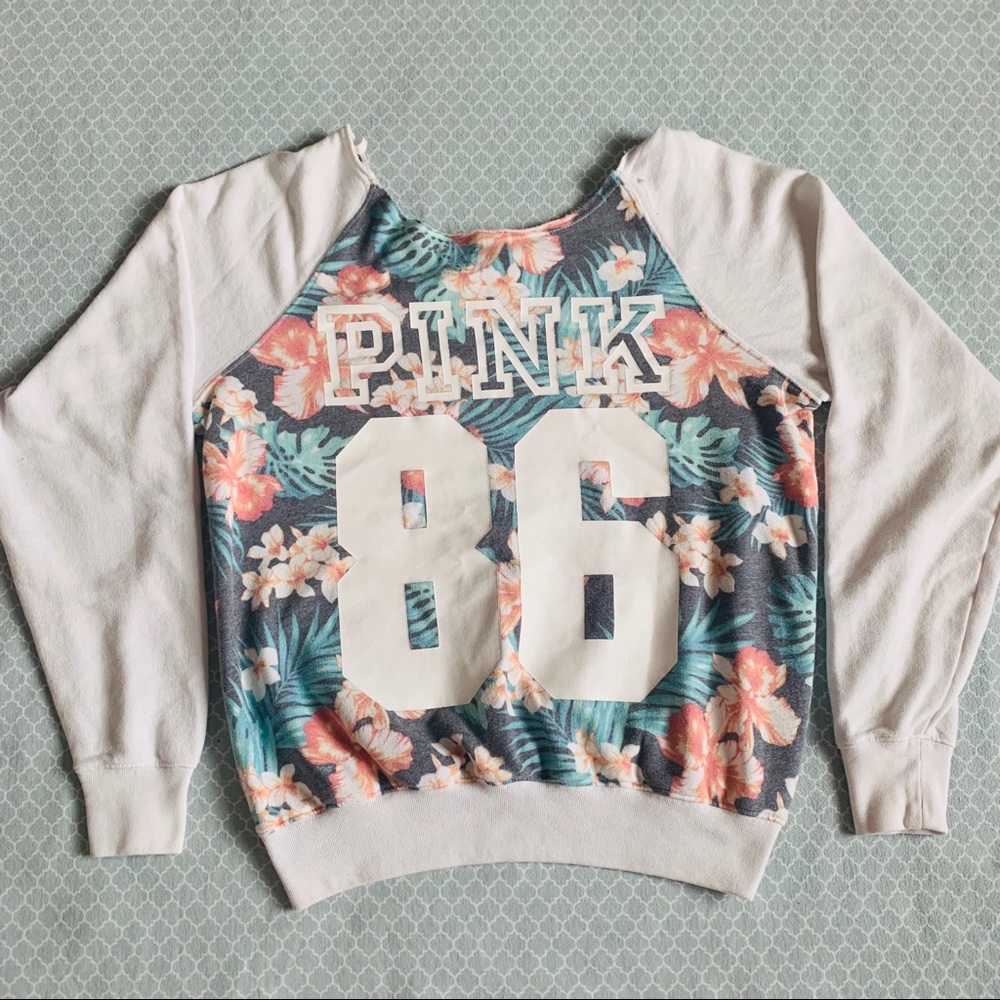 Pink pullover sweater